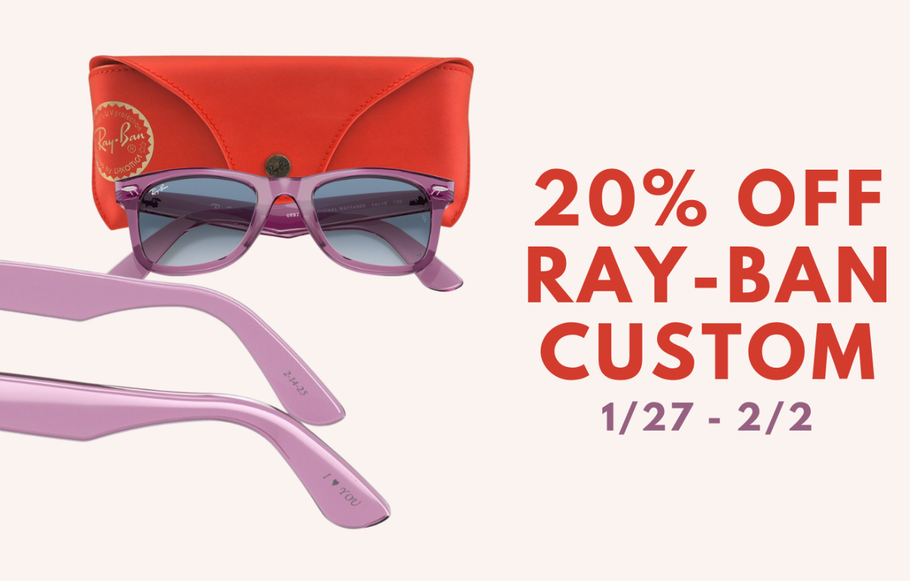 Offer title Custom Ray Ban Frame Sale